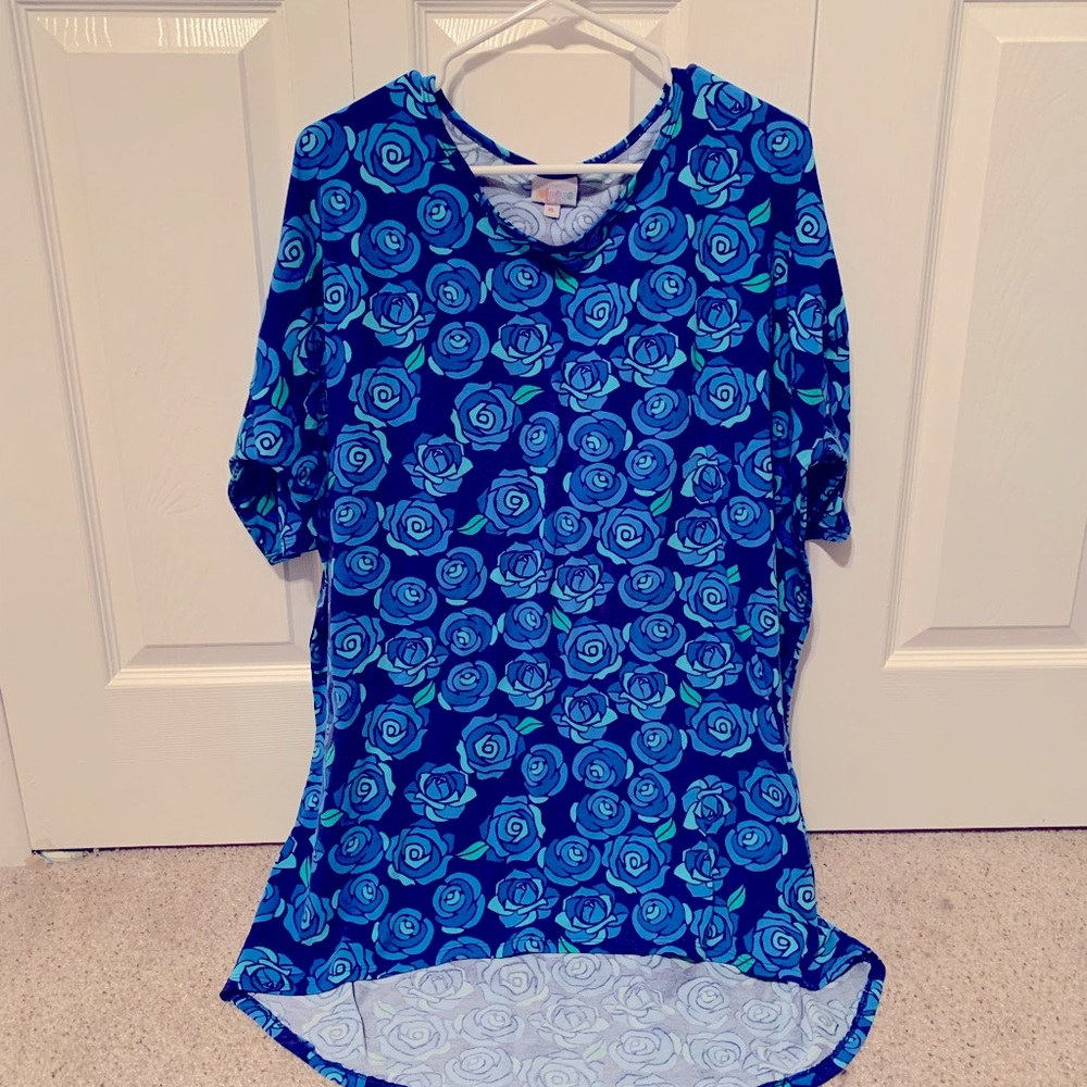 Lularoe Irma Tee Disney Roses